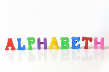 colorful plastic toy letters