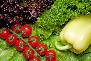 Vitamin collection of vegetables