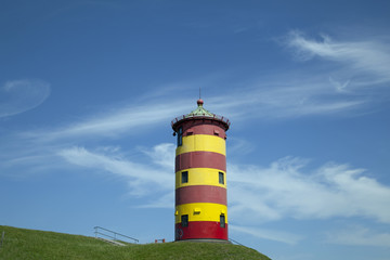 Leuchtturm in Pilsum, Deutschland
