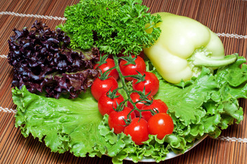 Vitamin collection of vegetables
