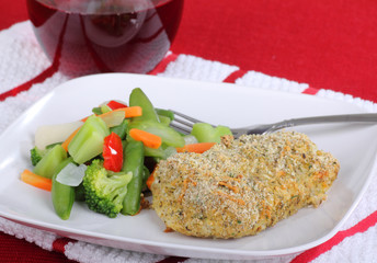 Breaded Fish Fillet Dinner