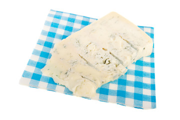 Slice Gorgonzola cheese