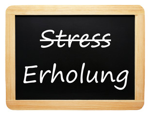 Obraz premium Erholung statt Stress