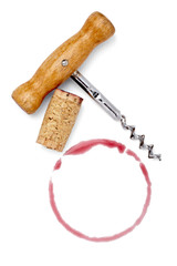 alcohol drink wine stain liquid cork opener