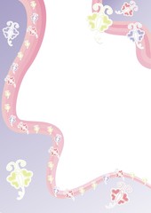 Rahmen mit Schmetterling