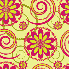 Flower seamless background