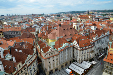 Obraz premium Les toits de Prague