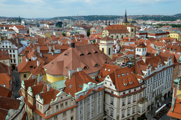 Fototapeta na wymiar Les maisons de Prague