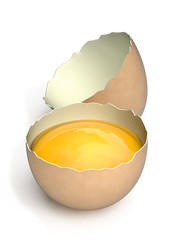 Open egg