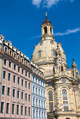 Fototapeta na wymiar The Frauenkirche in Dresden