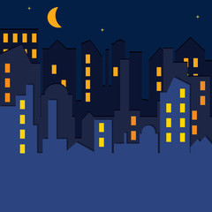 CITYSCAPE. Vector illustration.