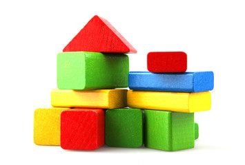 Wooden building blocks