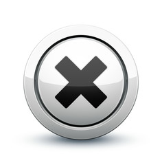 Fototapeta premium icône croix annulation