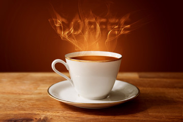 Coffee Smoke Text