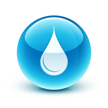icône goutte eau / water drop icon
