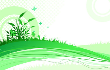 Obraz premium green field