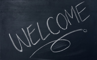 welcome handwritten