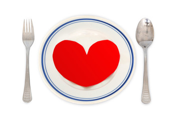 Romantic diner set