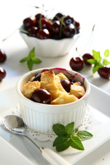 Cherry Bread Pudding