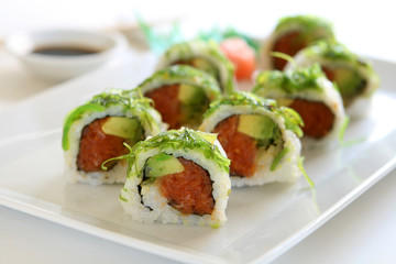 Sushi - Spicy Tuna and Avocado