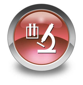 Red Glossy Pictogram 