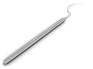 surgical instrument on a white background isolated