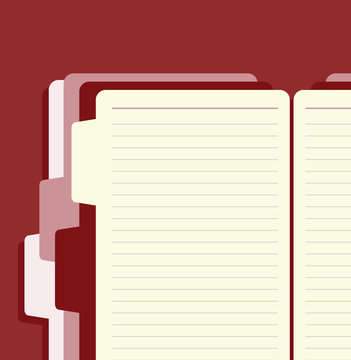 Background of paper sheets template easy to edit