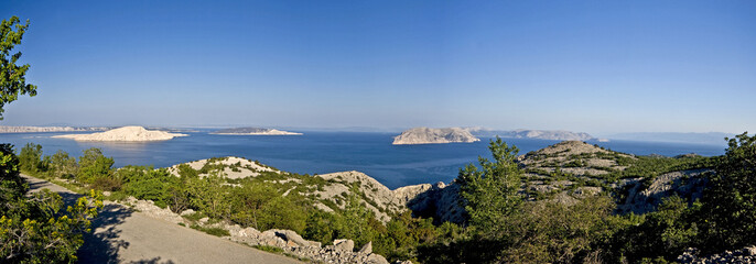 Fototapeta premium View to the big blue and the islands