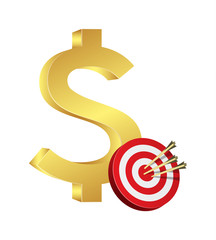 Target and Dollar Sign