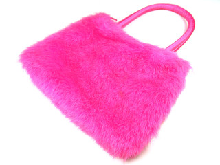 Pink handbag