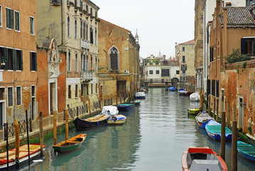 Italy,Venice rio of Mercy in Cannaregio area.