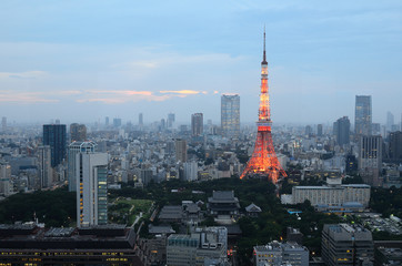 Naklejka premium wieża Tokyo