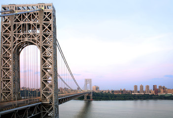 GW Bridge and Manhattan