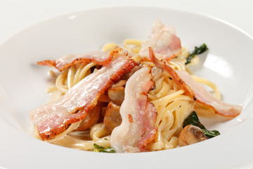pasta with bacon
