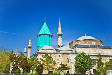 Fototapeta na wymiar Mevlana - Sacred Sufi Center w Konya
