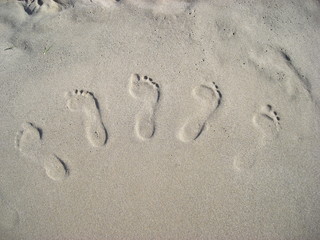 asymmetrical footprints