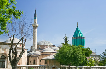 Fototapeta na wymiar Mevlana - holy place in the center of Konya
