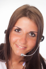 girl with microphone