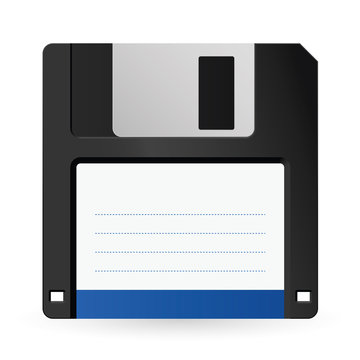 Magnetic Floppy Disc Icon