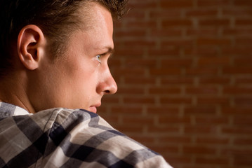 Fototapeta premium man in shirt