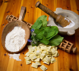 Ravioli di borragine