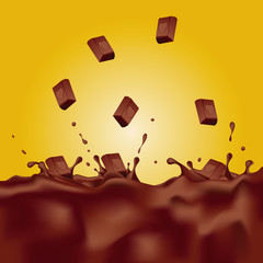 Chocolate splash