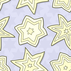 Seamless Inset Star Background