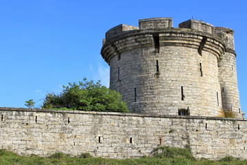 Fototapeta na wymiar Fortifications d'un château