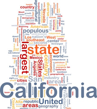 California state background concept