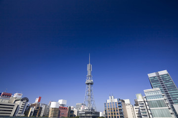 Fototapeta na wymiar Wieża telewizyjna w Nagoi
