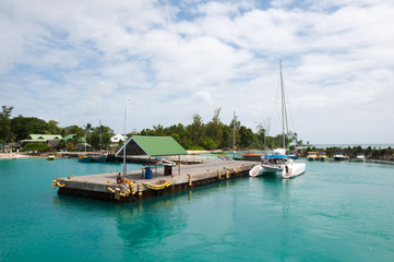 Hafen in Mah&eacute;
