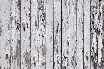 Textur - Holzwand mit alter Farbe