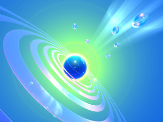 クリスタルと玉