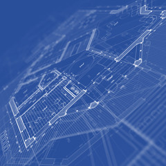 architecture blueprint - house plan
